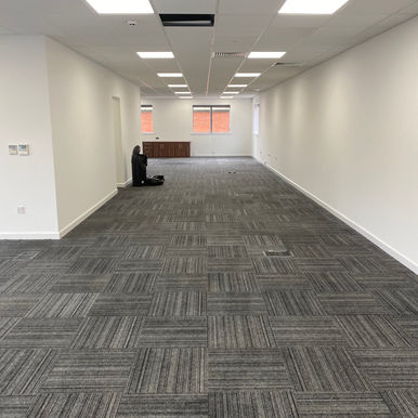 Commercial office flooring